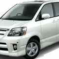 Автомобильные коврики ЭВА (EVA) для Toyota Noah I правый руль (R60 7 мест) 2001-2004 