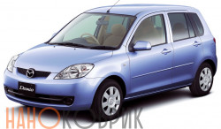 Автомобильные коврики ЭВА (EVA) для Mazda Demio II правый руль рестайлинг (DY) 2005-2007 